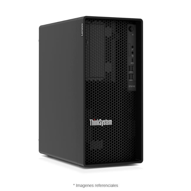 Servidor Lenovo ThinkServer ST50 v3, Intel Xeon E-2414 Hasta 4.5 GHz, RAM 16GB TruDDR5, HDD 2 TB, Soporte RAID, 2x 1GbE (RJ-45), Formato 4U Torre